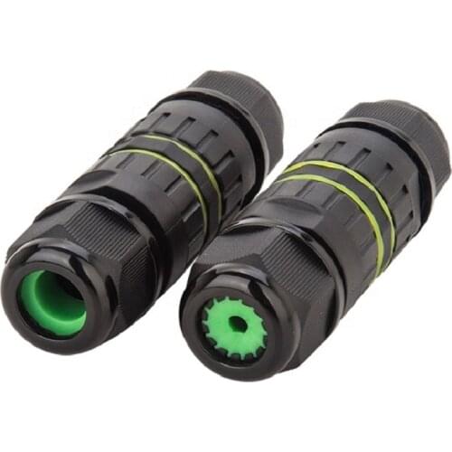 Waterproof cable Connector IP68 Screw Type Power M16 Wire connector Electrical 2 Pin 3 Pin Plastic