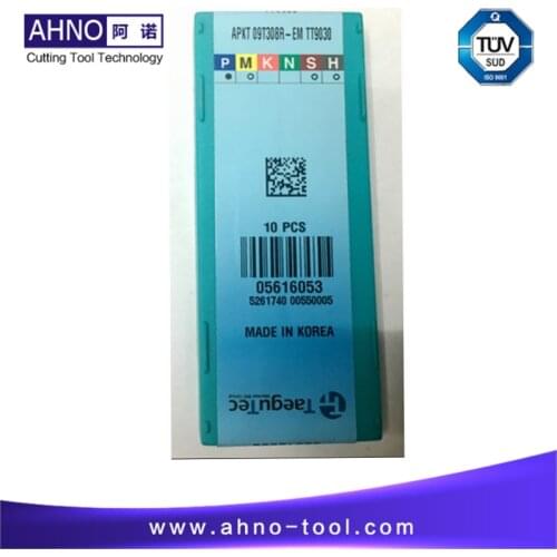 APKT09T308R-EM-TT9030 TaeguTec Chasemill Inserts 10pcs/lot