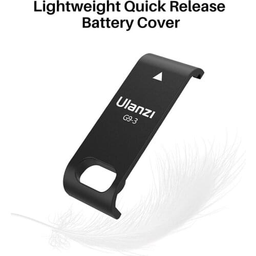 Ulanzi G9-3 Protective Cover for GoPro 9 Battery Door GoPro Hero 9 Black Battery Port Adapter Vlog Accessory Camera Accessories