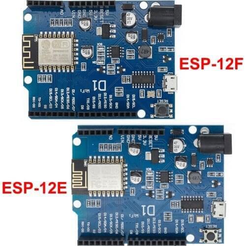 1pcs ESP-12E ESP-12F WeMos D1 WiFi uno based ESP8266 shield for arduino Compatible IDE