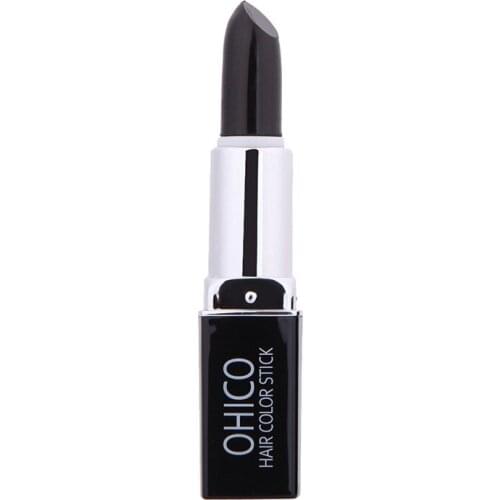 1 Pcs Lipstick Shape Hair Dye Pen Disposable Covering White Hair with Natural Plant Extracts WH998