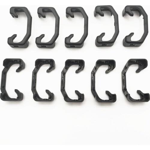 10Pcs Black Seat Sliding Rail Cover Cap Slide Clip For Tiguan Polo Sharan Q3 Q5 Skoda Yeti 5N0881347A 5N0 881 347 A