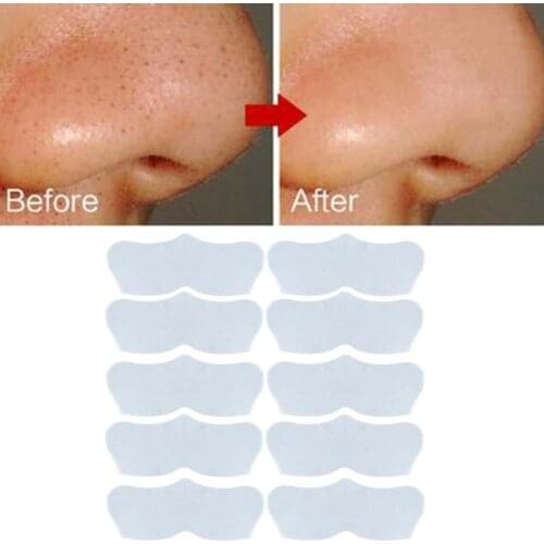 10pcs Blackhead Tearing Nose Stick Pores Clean To Acne T Area Care Powerful Makeup Tools Net Cool Cool Formula
