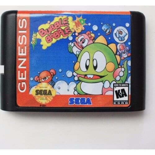 Super Bubble Bobble 16 bit SEGA MD Game Card For Sega Mega Drive For Genesis