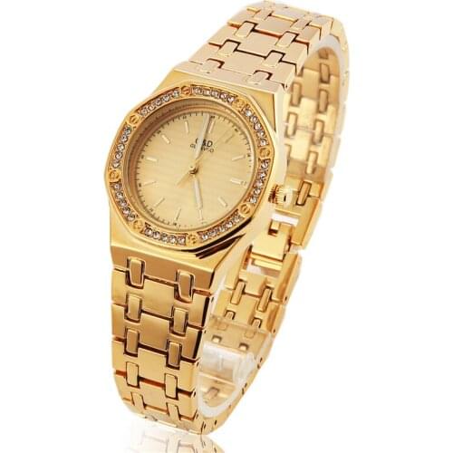 2018 G&D Luxury Womens Watches Gold Ladies Watch Female Watch Womens Quartz Wristwatch Relogio Feminino Clock Relojes Mujer