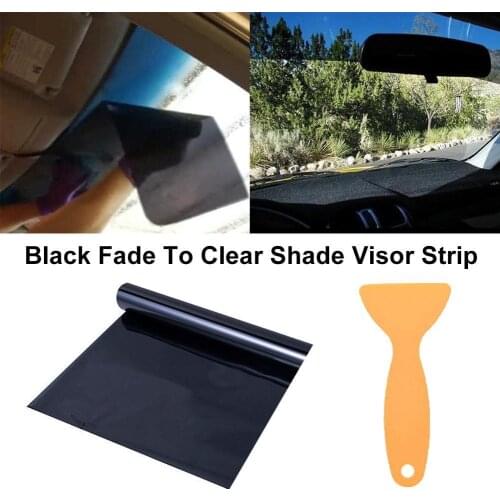20x150cm Car Windscreen Window Glass Sun Shade Visor Film Sticker with Scraper