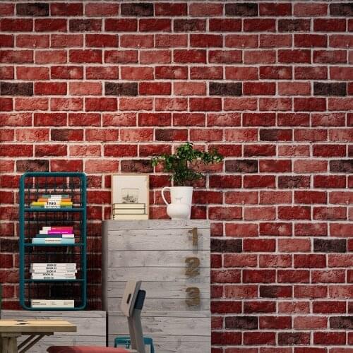 Beibehang 3D imitation brick living room bedroom wallpaper mural restaurant cafe bar culture stone red brick 3d wallpaper rolls