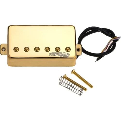 Wilkinson Classic Tone Ceramic PAF Style Humbucker Bridge Pickup for Les Paul Style Electric Guitar, Gold