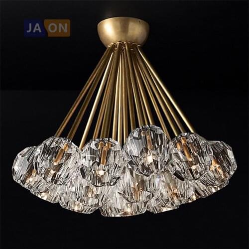 G9 led Retro Vintage American Iron Crystal LED Lamp LED Light.Pendant Lights.Pendant Lamp.Pendant light For Dinning Room