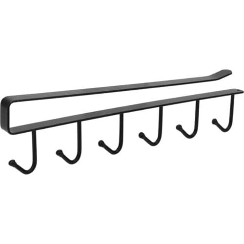 Wrought Iron Home Organization 6 Even Kitchen Rack Hook