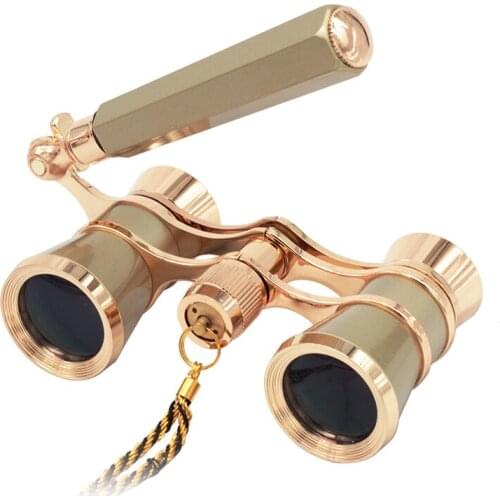 GY Small Portable HD Opera Glass Telescope Musical Drama Retro Fashion Handheld Double Tube