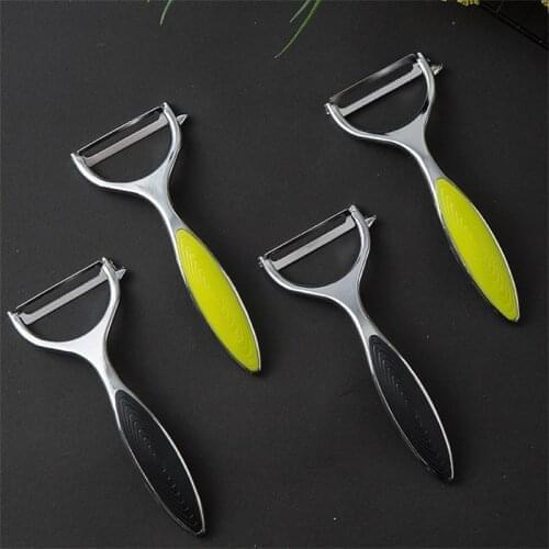 Multifunctional Fruit and Vegetable Peeler Serrated Or Flat Cutting Edge Stainless Steel Sharp Peeler Kitchen Accessories