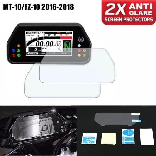 MT10 FZ10 Cluster Scratch Dashboard Screen Protection Film Protector For Yamaha MT-10 FZ-10 FZ MT 10 2016 2017 2018 Anti-Glare