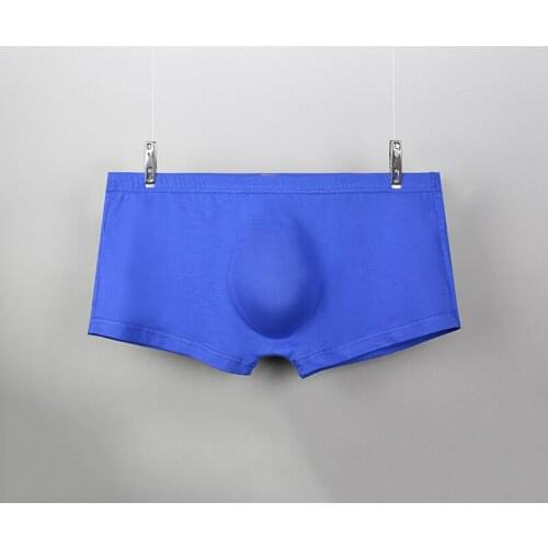 Men Underwear Cotton Boxers 4 Color Male Shorts Soft Comfortable Underpants Slip Solid Mens Boxer Sexy Homewear Panties