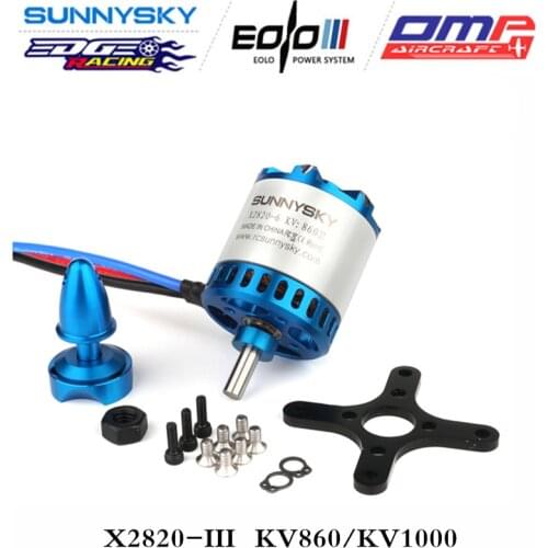 Original Sunnysky X2820 III 860KV 1000KV X-Fixed Wing Series for 3D Glider and Delta-wing Brushless Motor