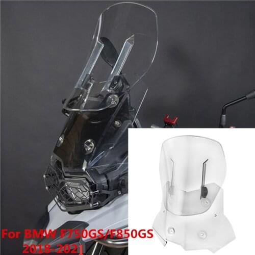 F850 GS ABS Plastic Front Adjustable WindShield Windscreen Wind Deflector for BMW F750GS F850GS F750 GS 2018 2019 2020