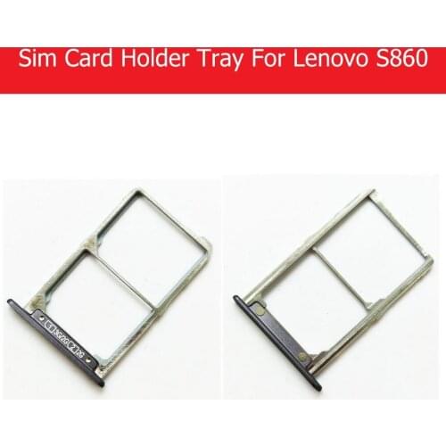 Genuine New Sim Card Tray Holder for Lenovo S860 Sim Card Reader Slot Socket Adapter Replacement Repair