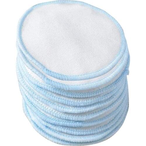 10pcs/bag Makeup Remover Pads Reusable Cotton Soft Bamboo Rounds With Laundry Bag For Cleansing Face