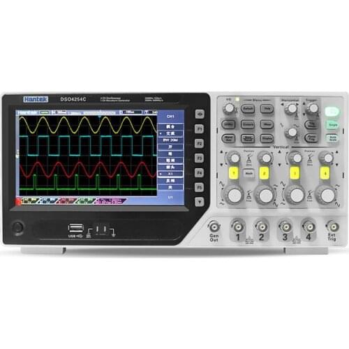 Portable USB DSO4254C Digital Oscilloscope 4 Channels 250mhz