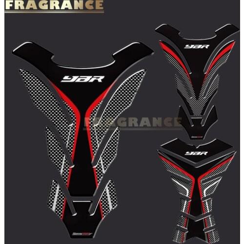 3D Rubber Motorcycle Tank Pad Protector Stickers Case For Yamaha YBR 125 150 250 Tank All Years