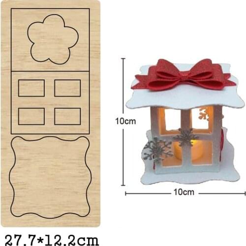Christmas Lantern Package Cutting Dies 2020 New Wood Dies &wooden Dies Suitable for Common Dies Cutting Machines on the Market