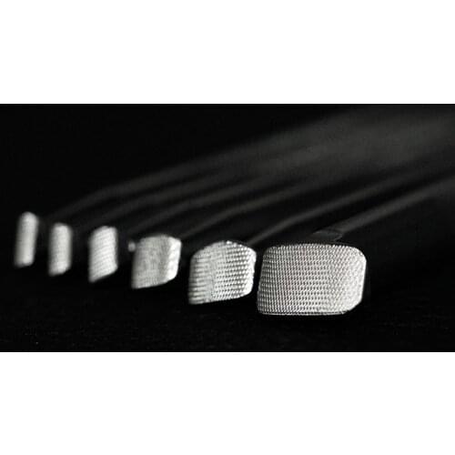 DIY handmade leather vegetable tanned leather stainless steel leather leather carving printing tool knocking tool QB1