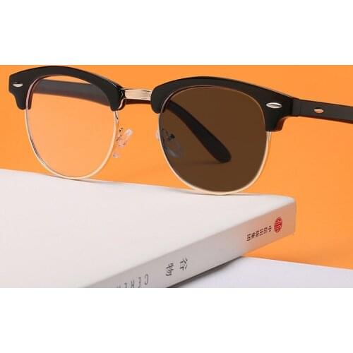 Sun Photochromic Finished Myopia Glasses Women Men Retro TR90 Glasses Square Women Ultra Light Myopia Eyeglasses FML