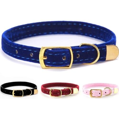 Cat Collar Safety Cat Collars Puppy Dog Collar for Kittens Pure Color Adjustable Pet Collar Chihuahua Products Pet Accessories