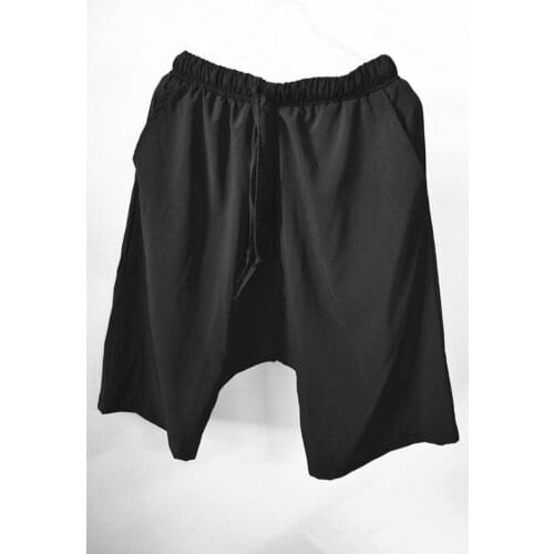 27-44 2021 Summer New Mens Plus Size Clothing Thin Shorts Hanging Low Big Crotch Drawstring Casual Shorts Costumes