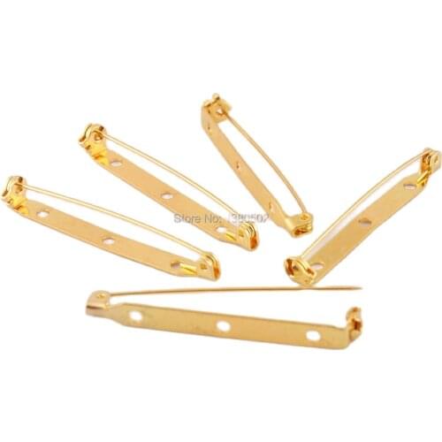 50pcs /lot 40*5mm Top Quality Metal safety pins brooch pin DIY handmade garment sewing tool