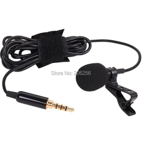 AIBIERTE AI-LM10 Smartphone omnidirectio Lavalier Microphone For iPhone 7 6s 5 Sumsang GALAXY Android Phone Broadcast Recording