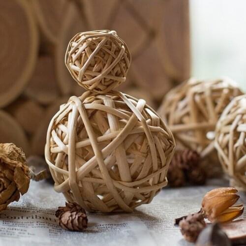 Willow ball decoration natural crafts sepak takraw