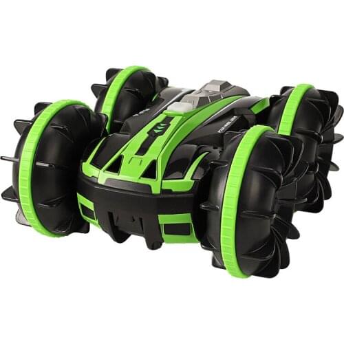 Mini Childrens Toy Amphibious Remote Control Car Double Side Stunt Car Waterproof Brinquedos Wltoys Voiture