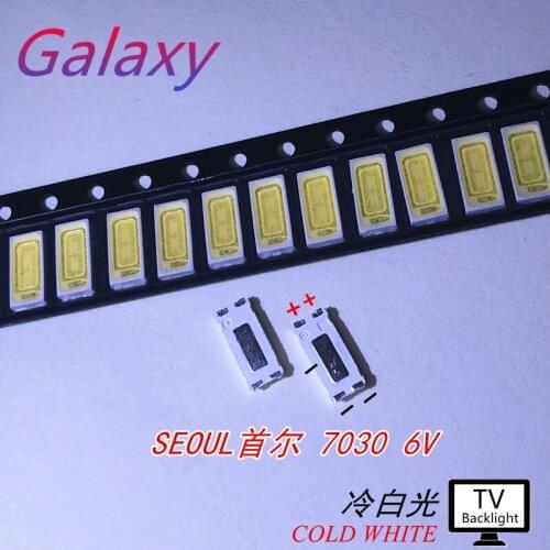 For Original seoul LED 7030 Light Beads Cool white High Power 1W 6V 100LM-100LM For LED LCD TV Backlight Application