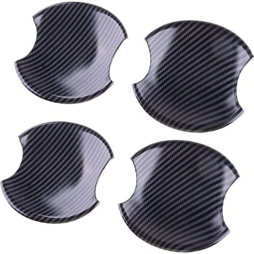 DWCX 4Pcs Car Outside Door Bowl Cover Trim Cup Fit for Honda Civic 8th 2006 2007 2008 2009 2010 2011