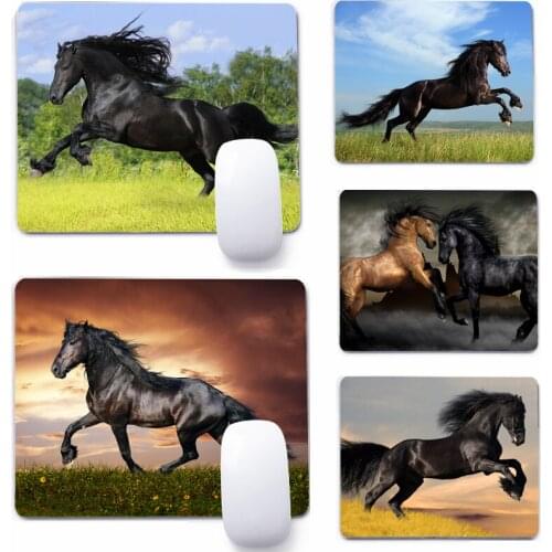Horse Mouse Pad Deskpad Gaming Writing Desk Mat Keyboard Mats For Office Home Computer Mousepad