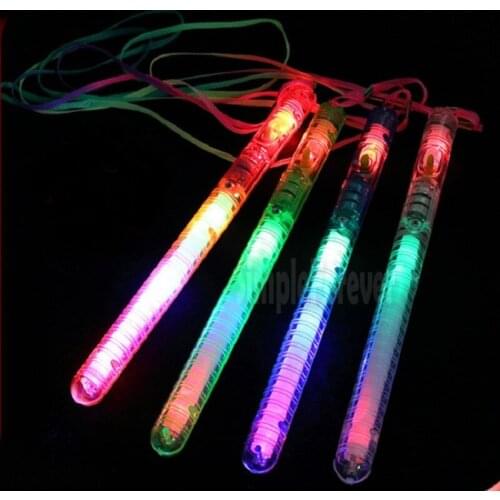 Colorful New Flashing Wand LED Glow Light Up Stick Patrol Blinking Concert Party Favors Christmas Supply Free Shipping