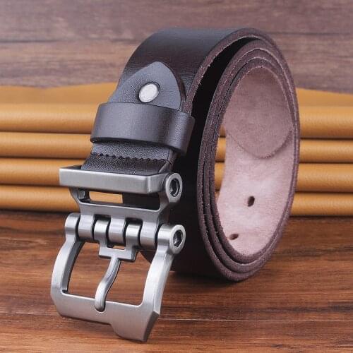 Soft cowboy High Quality Designer handmade thick Belts For Men Genuine Leather Waist Belt tactical vuitt luxury brand 160 150cm