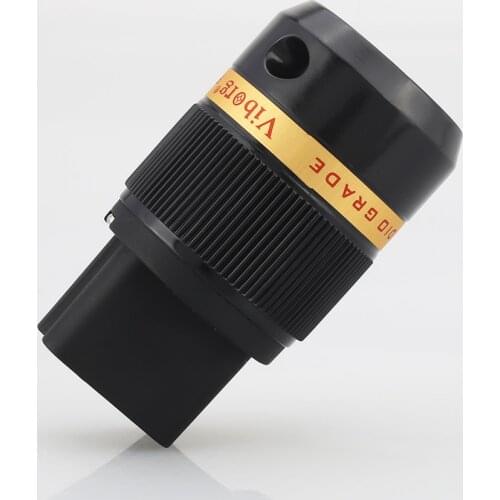 Brand New VF520 Pure Copper Audio Power IEC Connector Plug AC 20A Female Power Cord Audio Cable Connectors