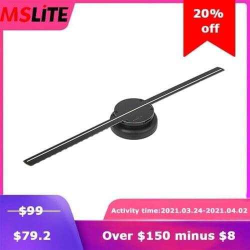 Led Hologram Projector Remote Control 3D Advertising Equipment for Store/Shopping Mall/Promotion Displayer