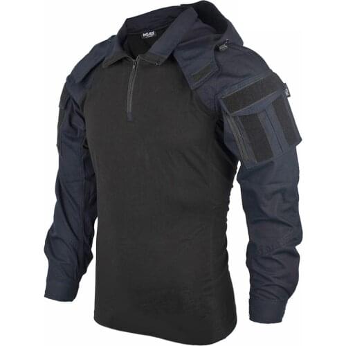 BACRAFT Tactical Shirt Combat Uniform Outdoor Equipment High Quality - SP2 Version Police Blue S M L XL XXL