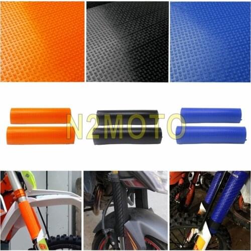 3 Color Front Fork Protector Shock Absorber Guard Wrap Cover Motorcycle For Honda Suzuki Yamaha Kawasaki Enduro Dirt Bike