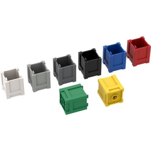 10PCS High-Tech Assembles Particles 61780 2x2 Square Box Bricks Building Blocks DIY Assembly Part Toy For Children Gift