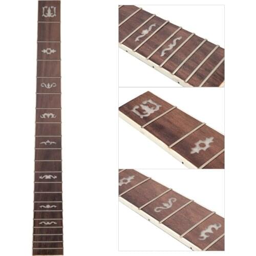 41 Inch 20 Frets Acoustic Folk Guitar Fretboard with Dot Pattern Inlay Guitar Fretboard DIY Replacement Guitar Neck Maple Wood