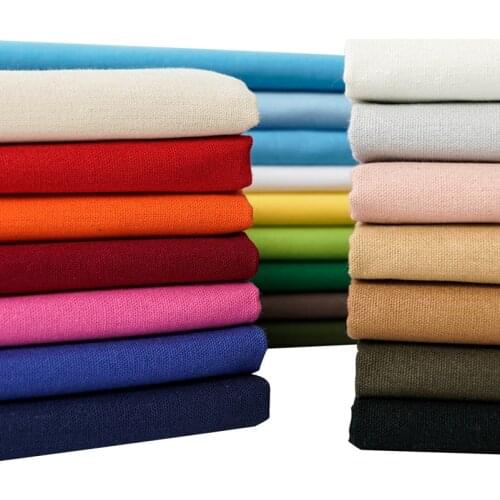Cotton Canvas Fabric for DIY Shoes Bags Curtain Paint Upholstery Home Decor Textile