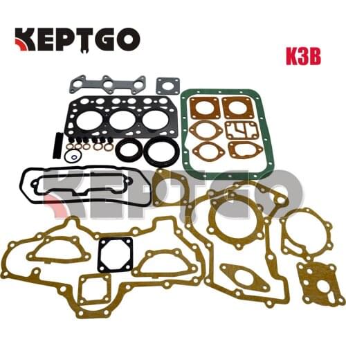 K3B Full Overhaul Gasket Kit For Mitsubishi K3B ISEKI TU1500 TX1510 TX2160 Tractor