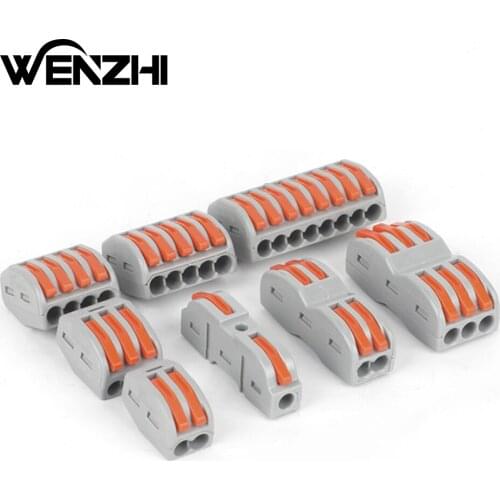 Wire Terminals Connectors Electric PTC Dupont Blocks For Cable Automotive Light Socket Universal Fast Quick Compact Push In