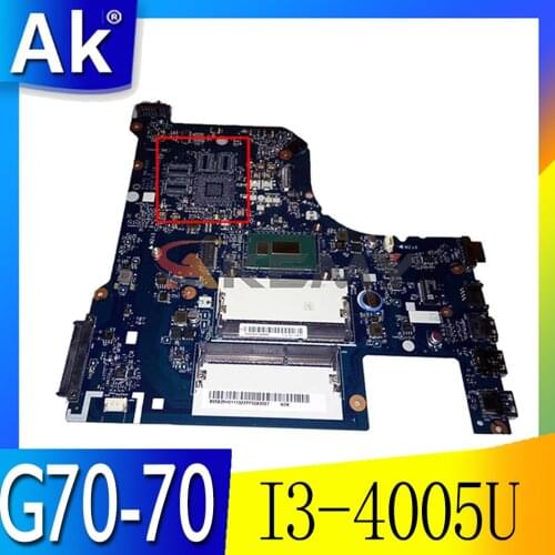 Laptop motherboard For LENOVO Ideapad G70-70 G70-80 Z70-70 Z70-80 I3-4005U Mainboard AILG1 NM-A331 5B20H01113