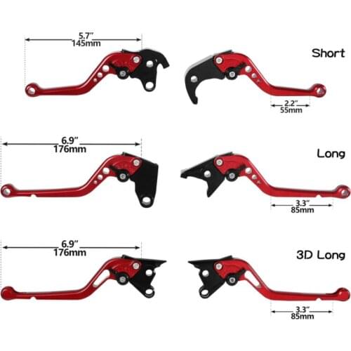 Motorcycle Short Long Brake Clutch Levers For Yamaha YZF R6 2005-2016 YZF R1 2004-2008 R6S 2006
