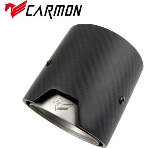 1 Piece M Performance Matte Carbon Fiber Exhaust tip Auspuffspitze for BMW M2 M3 M4 M135i M235i M140i M240i M335i M340i M435i